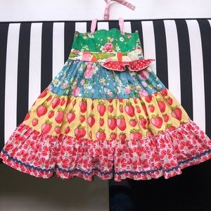 Sz 4 Matilda Jane Strawberry Fields Dress